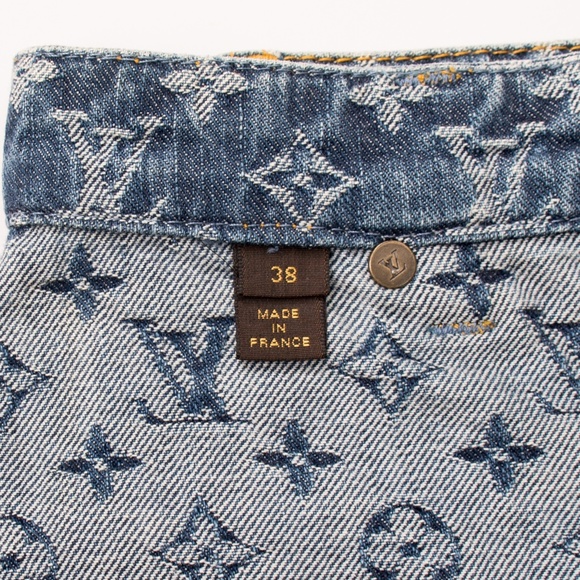 Louis Vuitton Monogram FR38 Denim Short - Picture 6 of 8